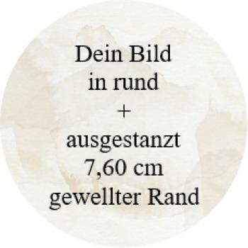 Muffin Aufleger 7,6 cm mit gewellten Rand